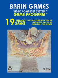 Brain Games Atari 2600  box art